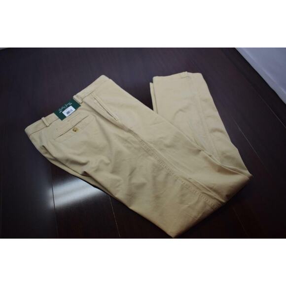 39806 New Mens Bobby Jones St. Charles Luxe Blend Khaki Pants Size 34 x 34 $135 - Picture 1 of 8